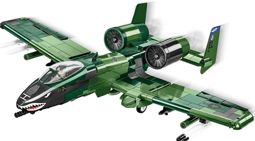 Cobi: Armed Forces - A-10 Thunderbolt II Warthog Attack Aircraft 1/48th Scale Building Block Construction Set (667 Pieces)