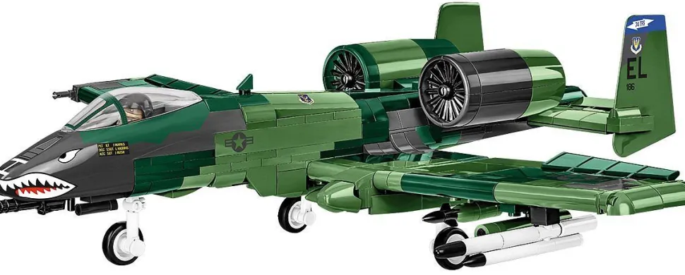 Cobi: Armed Forces - A-10 Thunderbolt II Warthog Attack Aircraft 1/48th Scale Building Block Construction Set (667 Pieces)