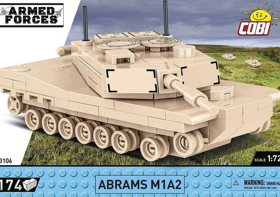 Cobi: Armed Forces - Abrams M1A2 Tank Building Block Construction Set (174 Pieces)