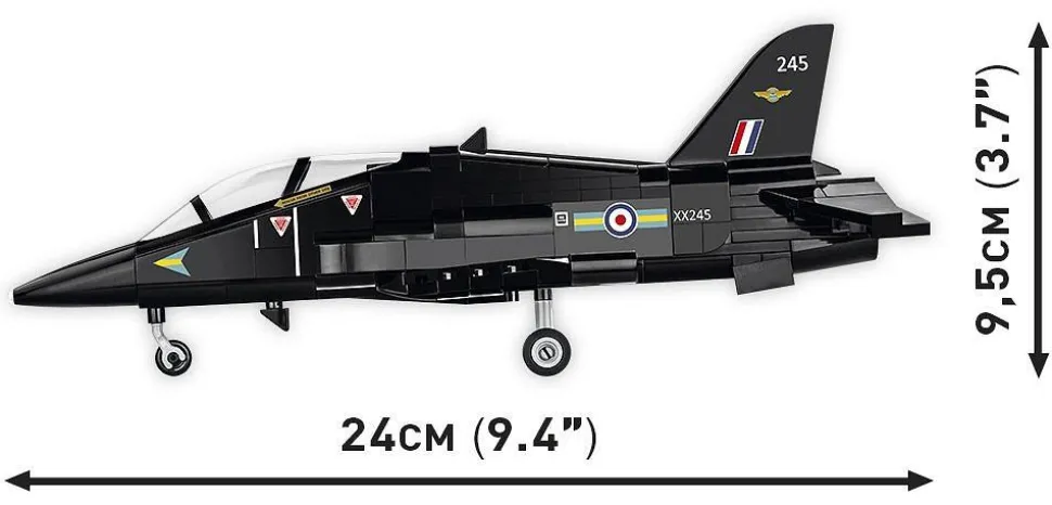 Cobi: Armed Forces - BAe Hawk T1 (RAF) Fighter Jet 1/48th Scale Building Block Construction Set (362 Pieces)
