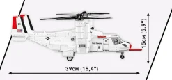 Cobi: Armed Forces - Bell Boeing V-22 Osprey Helicopter First Flight Edition 1/48th Scale Building Block Construction Set (1136 Pieces)
