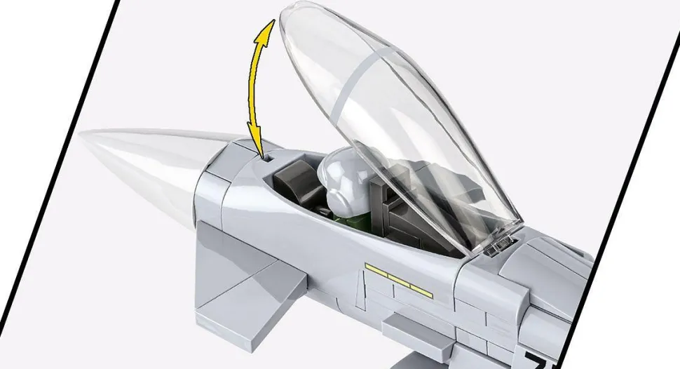 Cobi: Armed Forces - Eurofighter Typhoon Fighter Jet 1/48th Scale Building Block Construction Set (578 Pieces)