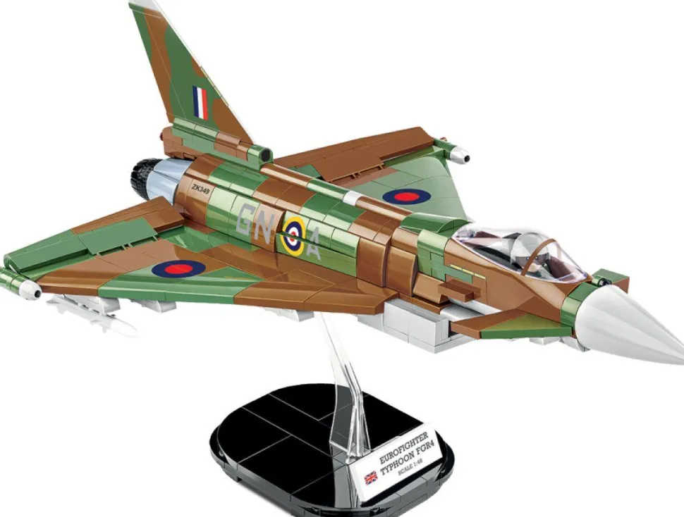 Cobi: Armed Forces - Eurofighter Typhoon FGR4 1/48th Scale Building Block Construction Set (577 Pieces)