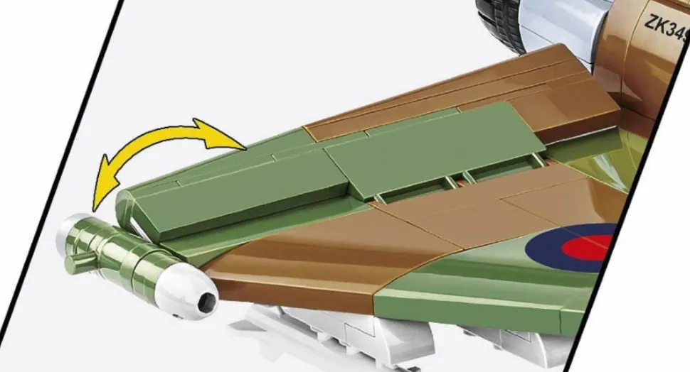 Cobi: Armed Forces - Eurofighter Typhoon FGR4 1/48th Scale Building Block Construction Set (577 Pieces)