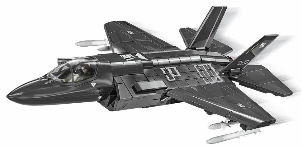 Cobi: Armed Forces - F-35A Lightning II Fighter Jet 1/48th Scale Building Block Construction Set (580 Pieces)