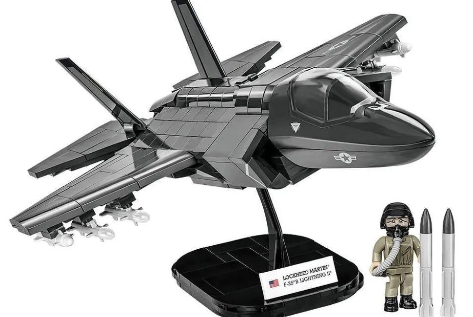 Cobi: Armed Forces - F-35B Lightning II (USAF) 1/48th Scale Building Block Construction Set (594 Pieces)