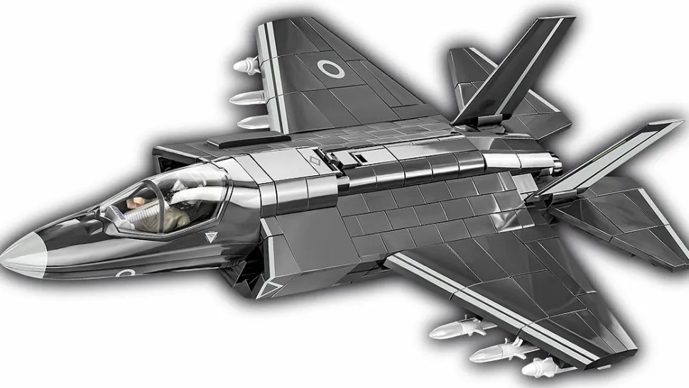 Cobi: Armed Forces - F-35B Lightning II Fighter Jet 1/48th Scale Building Block Construction Set (594 Pieces)