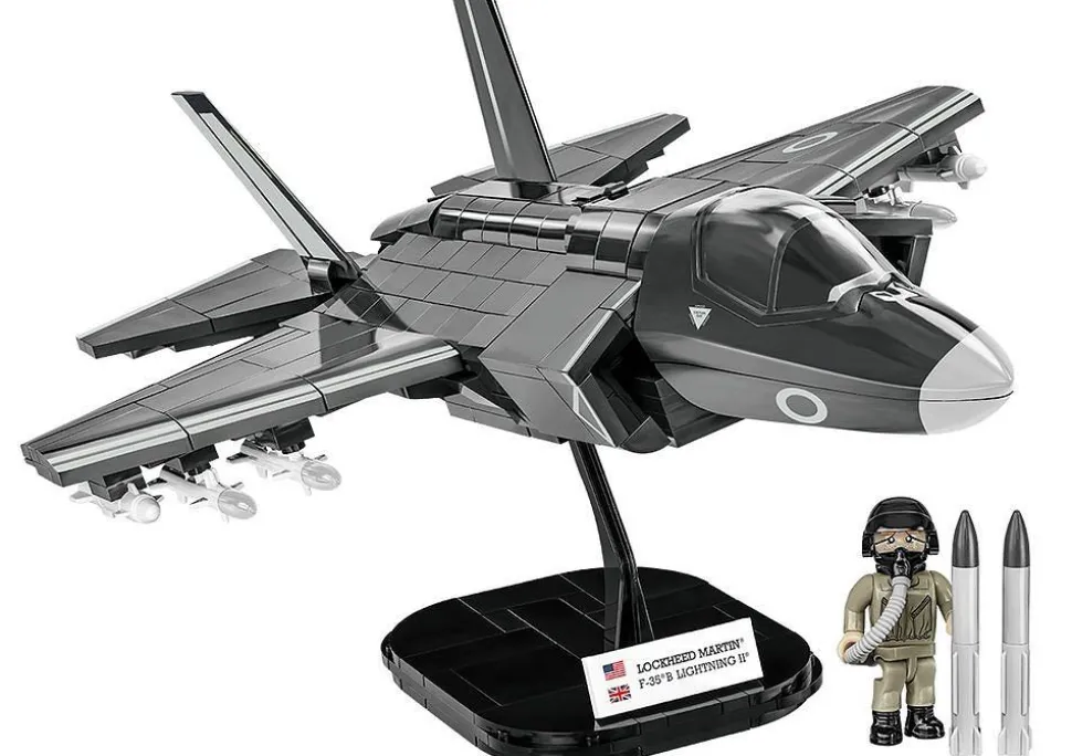 Cobi: Armed Forces - F-35B Lightning II Fighter Jet 1/48th Scale Building Block Construction Set (594 Pieces)