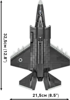 Cobi: Armed Forces - F-35B Lightning II Fighter Jet 1/48th Scale Building Block Construction Set (594 Pieces)