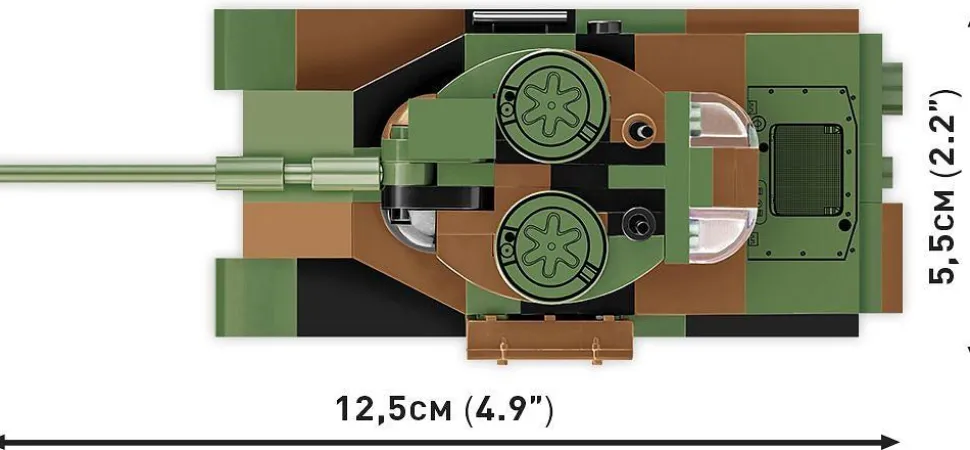 Cobi: Armed Forces - Leopard I Tank 1/72 Scale Building Block Construction Set (147 Pieces)