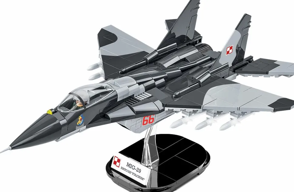 Cobi: Armed Forces - MiG-29 (Ukraine/Poland) Fighter Jet 2-In-1 1/48th Scale Building Block Construction Set (550 Pieces)