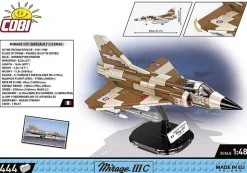 Cobi: Armed Forces - Mirage IIIC (Dassault License) Fighter Jet 1/48th Scale Building Block Construction Set (444 Pieces)