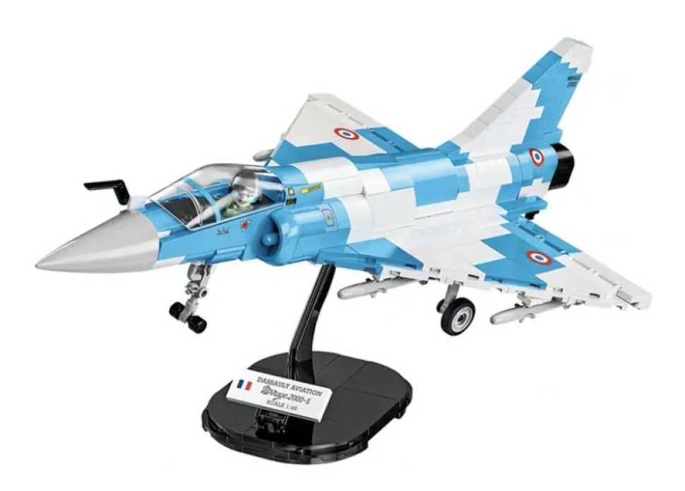 Cobi: Armed Forces - Mirage 2000-5 Fighter Jet 1/48th Scale Construction Set (400 Pieces)