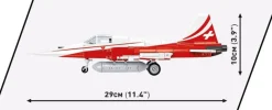 Cobi: Armed Forces - Northrop F-5E Tiger II Fighter Jet 1/48th Scale Building Block Construction Set (351 Pieces)