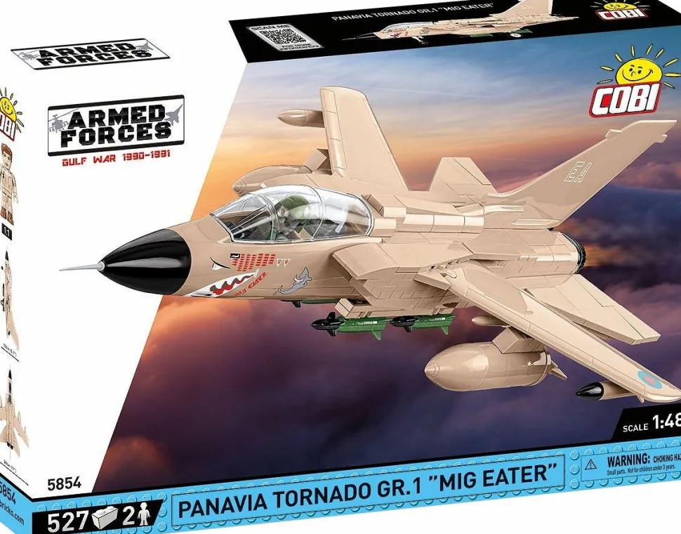 Cobi: Armed Forces - Panavia Tornado GR.1 MiG Eater Fighter Jet 1/48th Scale Building Block Construction Set (527 Pieces)