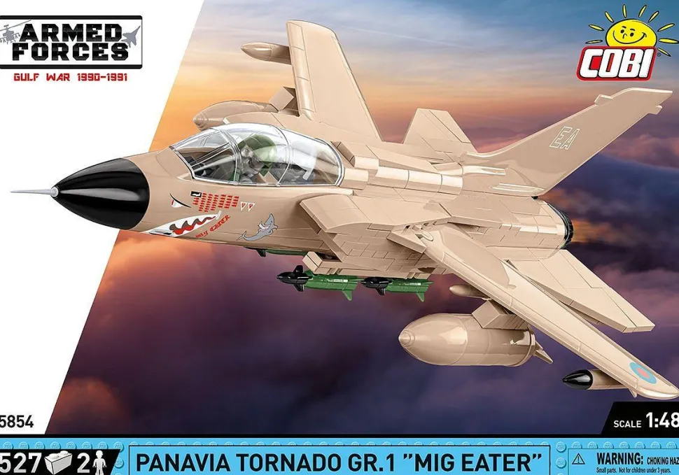 Cobi: Armed Forces - Panavia Tornado GR.1 MiG Eater Fighter Jet 1/48th Scale Building Block Construction Set (527 Pieces)
