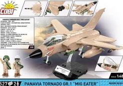 Cobi: Armed Forces - Panavia Tornado GR.1 MiG Eater Fighter Jet 1/48th Scale Building Block Construction Set (527 Pieces)