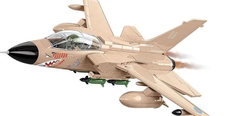 Cobi: Armed Forces - Panavia Tornado GR.1 MiG Eater Fighter Jet 1/48th Scale Building Block Construction Set (527 Pieces)