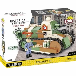 Cobi: Great War - Renault FT Tank Historical Collection 1/35th Scale Building Block Construction Set (304 Pieces)
