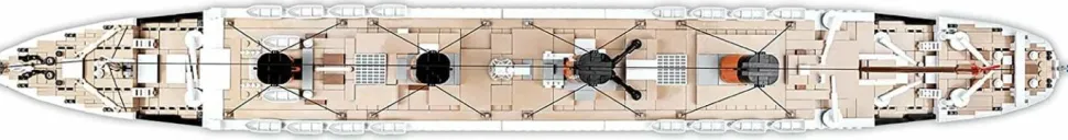 Cobi: Historical Collection - R.M.S. Titanic 1/300th Scale Construction Set (2840 Pieces)