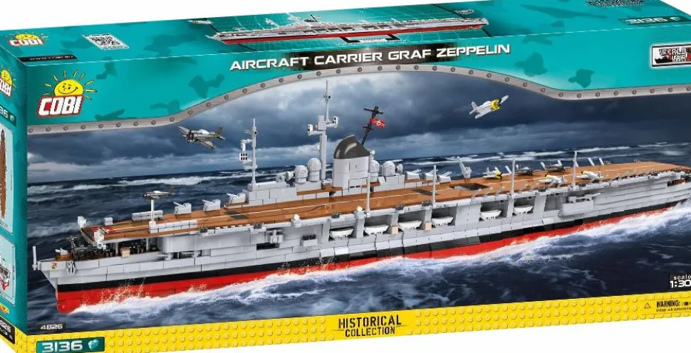 Cobi: World War II - Aircraft Carrier Graf Zeppelin Construction Set (3136 pieces)