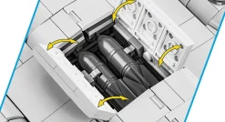 Cobi: World War II - Boeing B-17G Flying Fortress Heavy Bomber Plane Historical Collection 1/48th Scale Building Block Construction Set (1210 Pieces)
