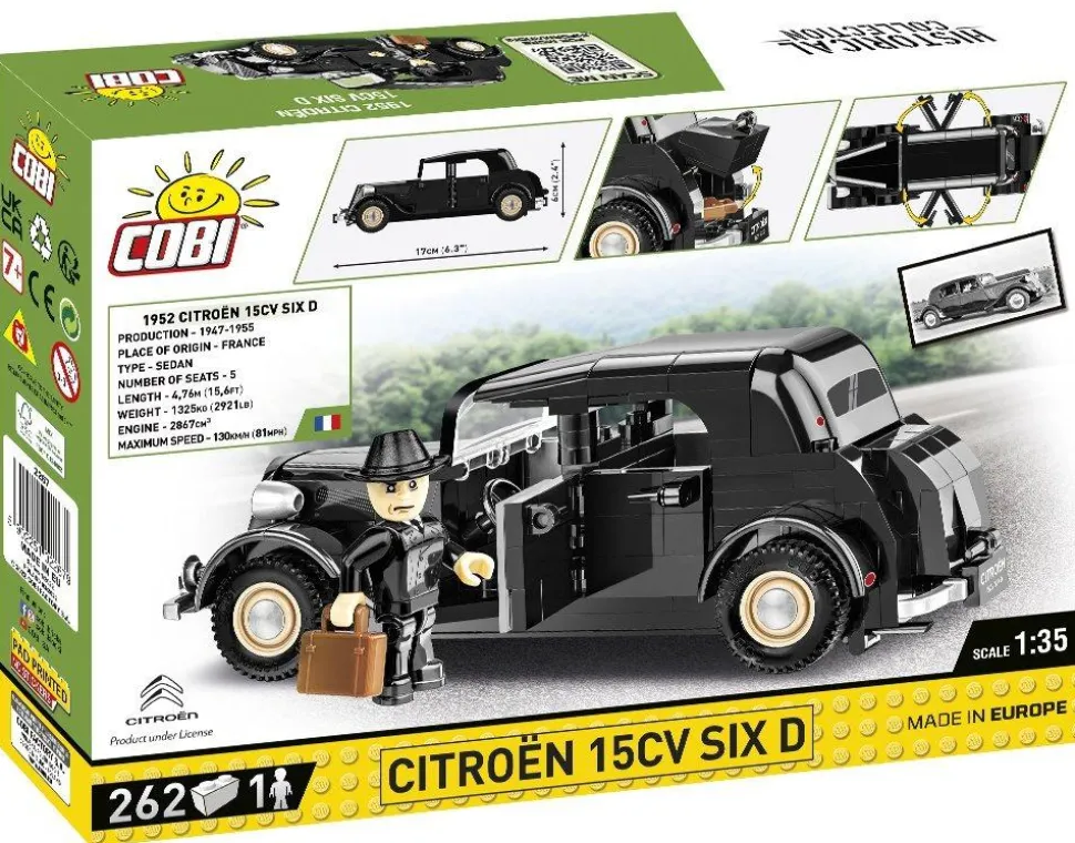 Cobi: World War II - Citroen 15CV Six D Construction Set (262 pieces)