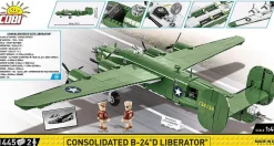 Cobi: World War II - Consolidated B-24D Liberator Heavy Bomber Plane Historical Collection 1/48th Scale Building Block Construction Set (1445 Pieces)