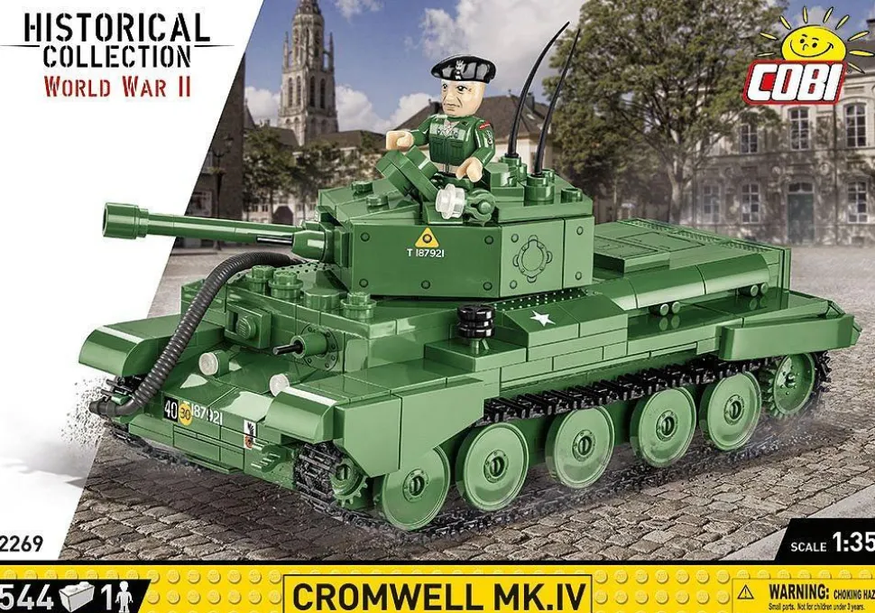 Cobi: World War II - Cromwell MK.IV Tank Historical Collection 1/35th Scale Building Block Construction Set (544 Pieces)