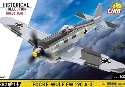 Cobi: World War II - Focke-Wulf FW 190-A3 Fighter Bomber Plane Historical Collection 1/32 Scale Building Block Construction Set (382 Pieces)