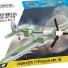 Cobi: World War II - Hawker Typhoon MK.IB Fighter Plane Historical Collection 1/48th Scale Building Block Construction Set (190 Pieces)