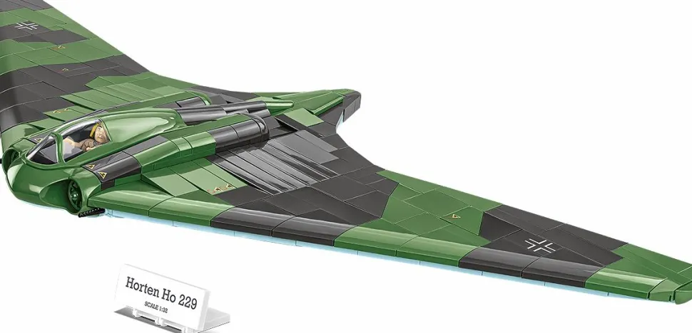 Cobi: World War II - Horten HO 229 Fighter Bomber Plane Historical Collection 1/32 Scale Building Block Construction Set (953 Pieces)