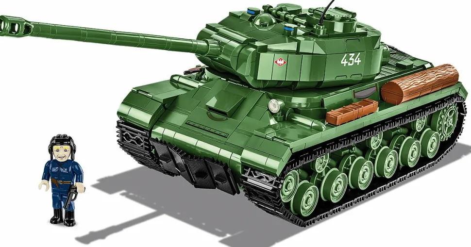 Cobi: World War II - IS-2 Heavy Tank 3-in-1 Historical Collection 1/28th Scale Building Block Construction Set (1051 Pieces)