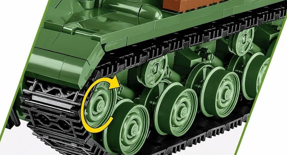 Cobi: World War II - IS-2 Heavy Tank 3-in-1 Historical Collection 1/28th Scale Building Block Construction Set (1051 Pieces)