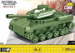 Cobi: World War II - IS-2 Tank Historical Collection 1/72 Scale Building Block Construction Set (130 Pieces)