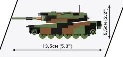 Cobi: World War II - K2 Black Panther Tank 1/72 Scale Building Block Construction Set (160 Pieces)