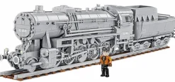 Cobi: World War II - Kriegslokomotive Baureihe 52 Steam Locomotive Train Historical Collection 1/35th Scale Building Block Construction Set (2476 Pieces)
