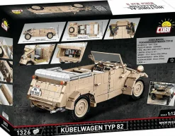 Cobi: World War II - Kubelwagen TYP 82 Historical Collection 1/12th Scale Building Block Construction Set (1326 Pieces)