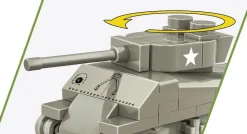 Cobi: World War II - M4A3 Sherman Tank Historical Collection 1/72 Scale Building Block Construction Set (103 Pieces)