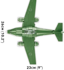 Cobi: World War II - Messerschmitt ME 262 Fighter Bomber Plane Historical Collection 1/48th Scale Building Block Construction Set (250 Pieces)