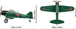 Cobi: World War II - Mitsubishi A6M2 