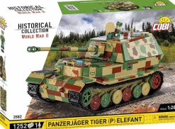 Cobi: World War II - Panzerjager Tiger (P) Elefant Tank Historical Collection 1/28th Scale Building Block Construction Set (1252)