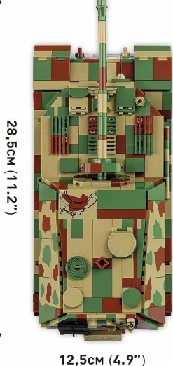 Cobi: World War II - Panzerjager Tiger (P) Elefant Tank Historical Collection 1/28th Scale Building Block Construction Set (1252)