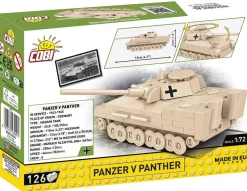 Cobi: World War II - Panzer V Panther Tank Historical Collection 1/72 Scale Building Block Construction Set (126 Pieces)