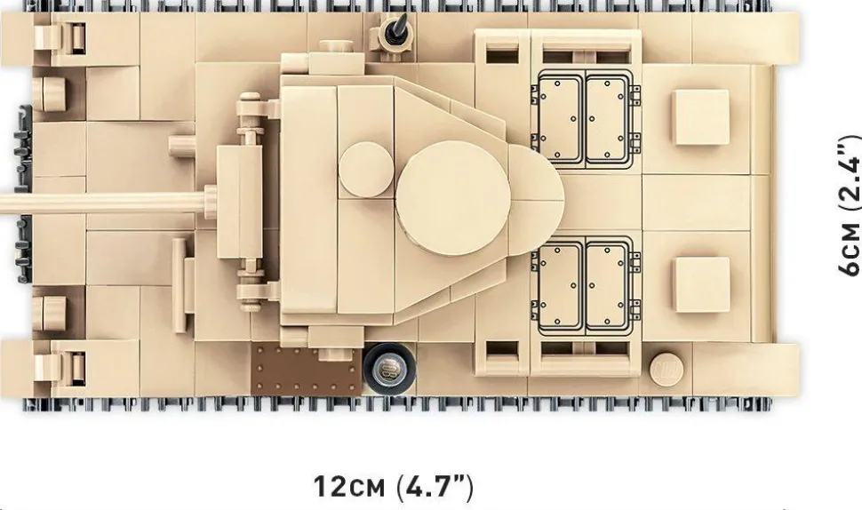 Cobi: World War II - Panzer III Ausf.J Tank Construction Set (292 pieces)