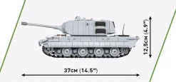 Cobi: World War II - Panzerkampfwagen E-100 Tank Historical Collection 1/28th Scale Building Block Construction Set (1511 Pieces)