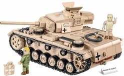 Cobi: World War II - Panzer III Ausf. J Tank 2-in-1 Historical Collection 1/28th Scale Building Block Construction Set (780 Pieces)