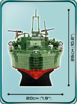 Cobi: World War II - Patrol Torpedo Boat PT-1 1/35th Scale Construction Set (3726 Pieces)