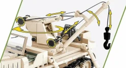 Cobi: World War II - Sd.Kfz. 9/1 Famo Half-Track Historical Collection 1/35th Scale Building Block Construction Set (498 Pieces)