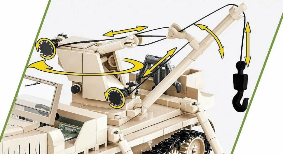 Cobi: World War II - Sd.Kfz. 9/1 Famo Half-Track Historical Collection 1/35th Scale Building Block Construction Set (498 Pieces)